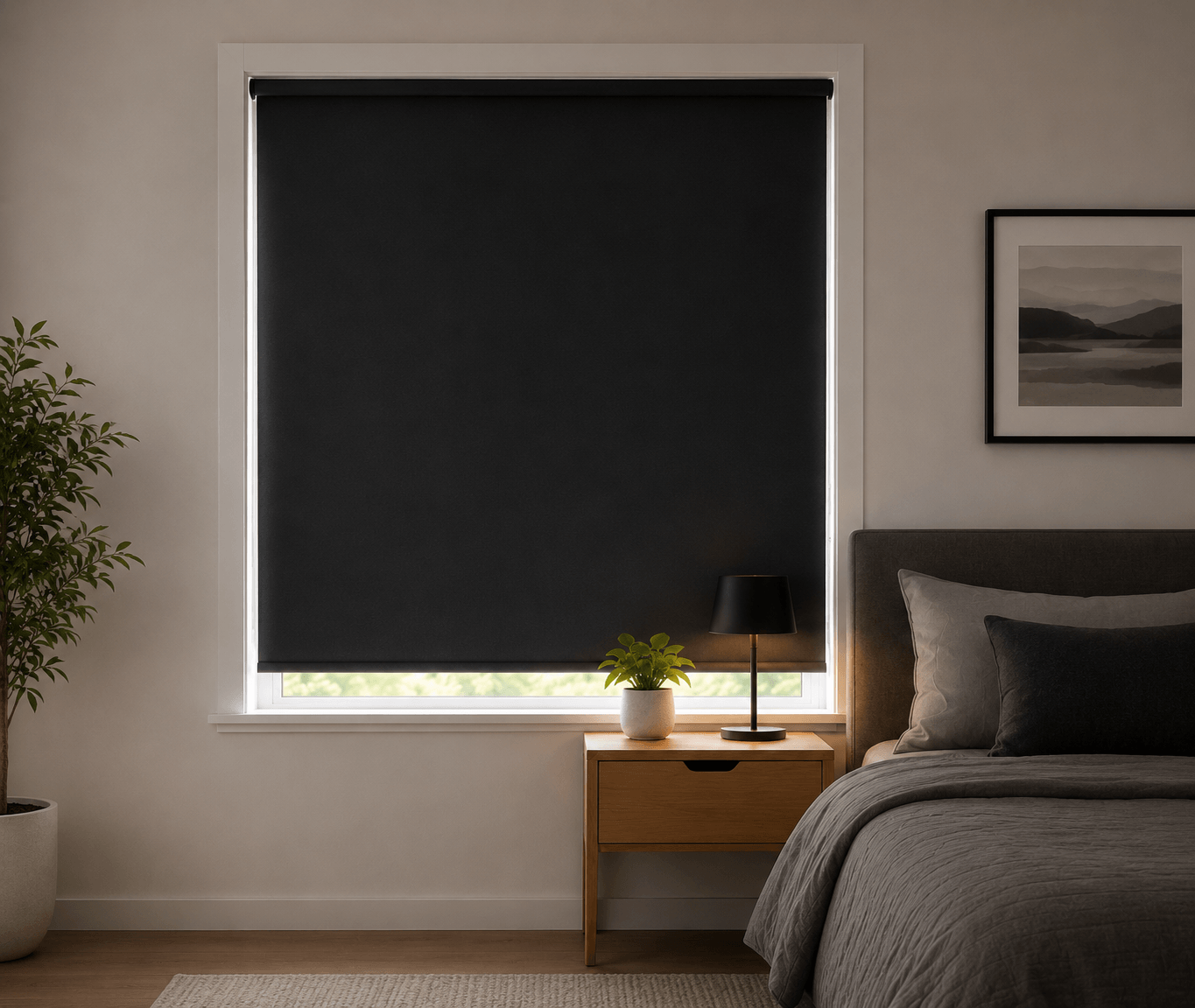 our blackout blinds ready now for measurement and fitting